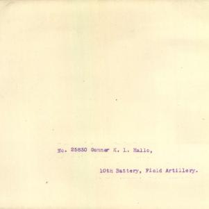 Soldier packet page
