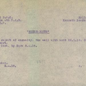 Soldier packet page