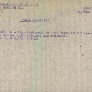 Soldier packet page