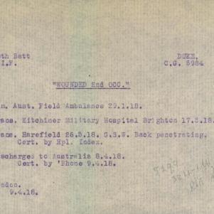 Soldier packet page