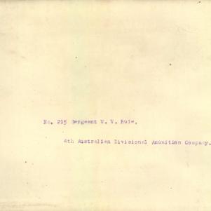 Soldier packet page