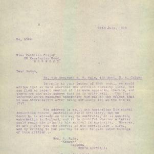 Soldier packet page