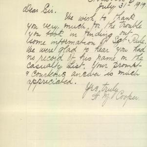 Soldier packet page