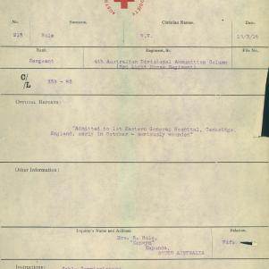 Soldier packet page