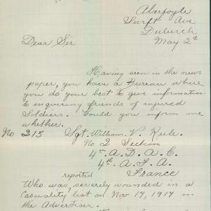 Soldier packet page