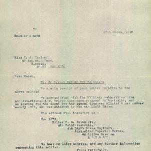 Soldier packet page
