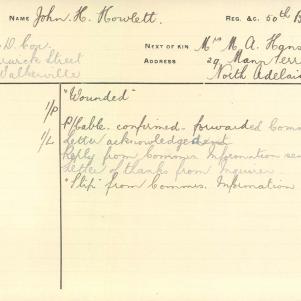 Soldier packet page