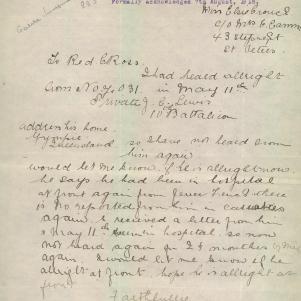 Soldier packet page