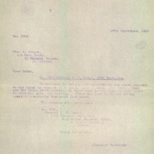 Soldier packet page