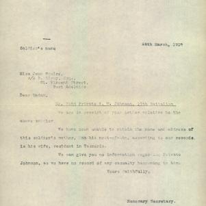Soldier packet page