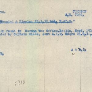 Soldier packet page