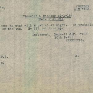 Soldier packet page