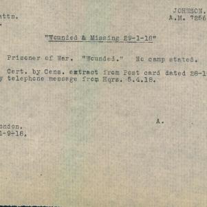 Soldier packet page