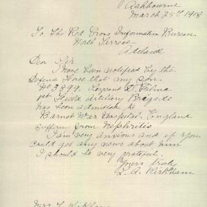 Soldier packet page