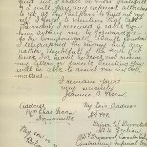 Soldier packet page