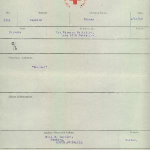 Soldier packet page