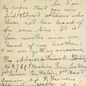 Soldier packet page