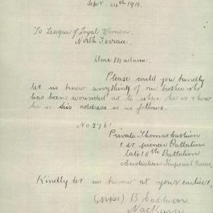Soldier packet page