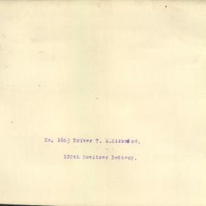 Soldier packet page