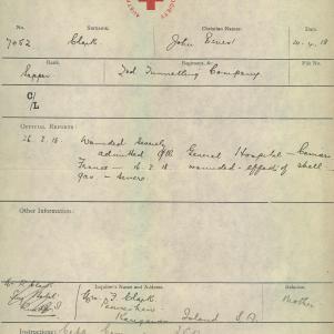 Soldier packet page