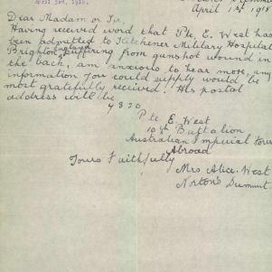 Soldier packet page