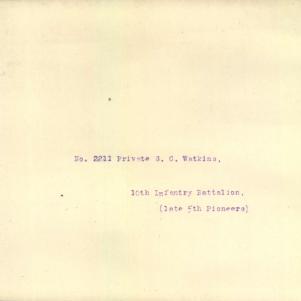 Soldier packet page
