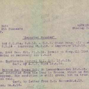 Soldier packet page