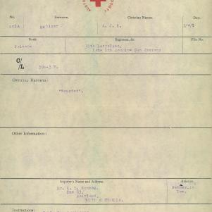 Soldier packet page