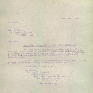 Soldier packet page