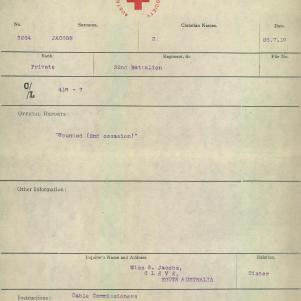 Soldier packet page