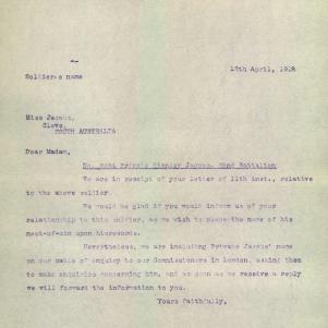 Soldier packet page