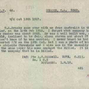 Soldier packet page