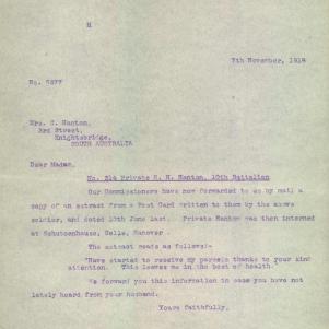 Soldier packet page