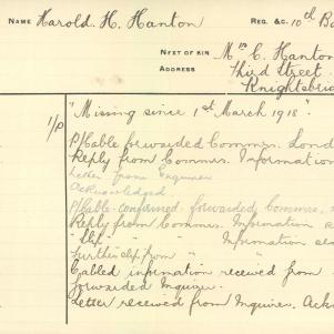 Soldier packet page