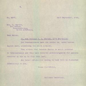 Soldier packet page