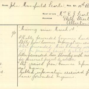Soldier packet page