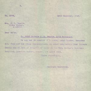 Soldier packet page