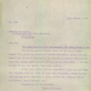 Soldier packet page