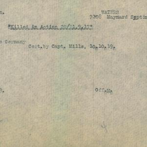 Soldier packet page
