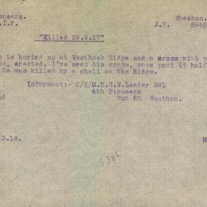 Soldier packet page