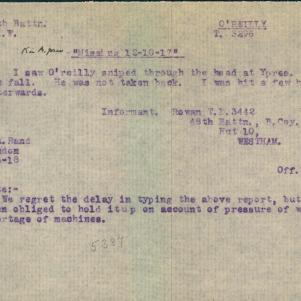 Soldier packet page