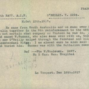 Soldier packet page
