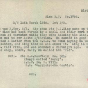 Soldier packet page