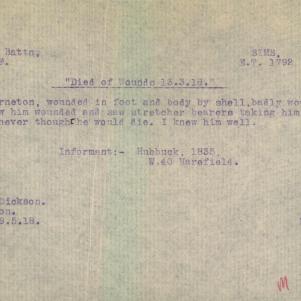 Soldier packet page
