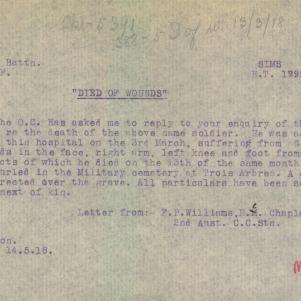 Soldier packet page