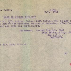 Soldier packet page