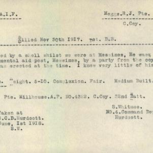 Soldier packet page