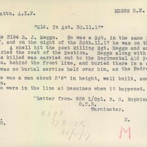 Soldier packet page