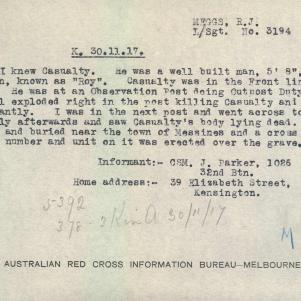 Soldier packet page