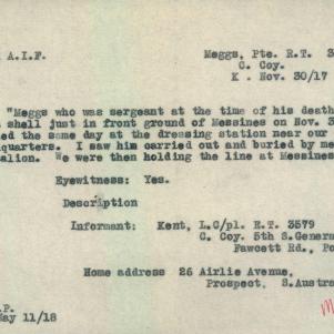 Soldier packet page